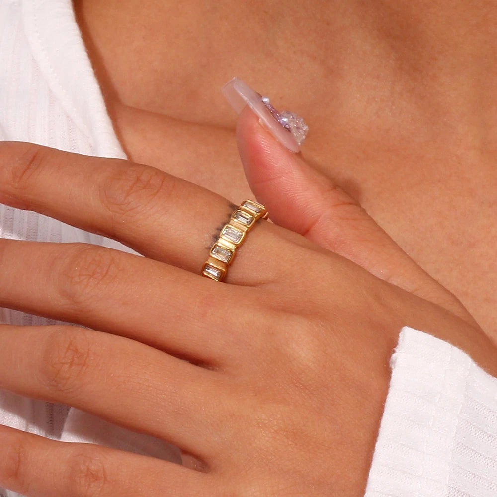 Rectangular Ring with Zirconias