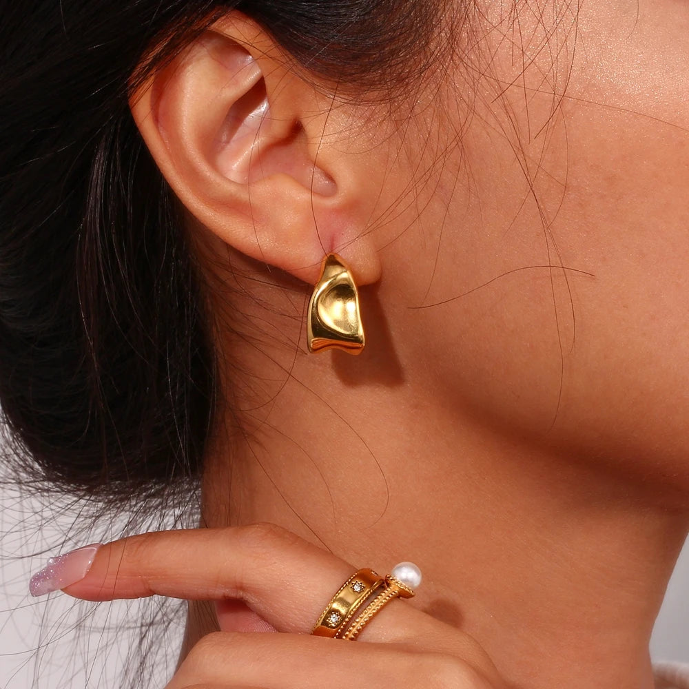 Curved Earrings