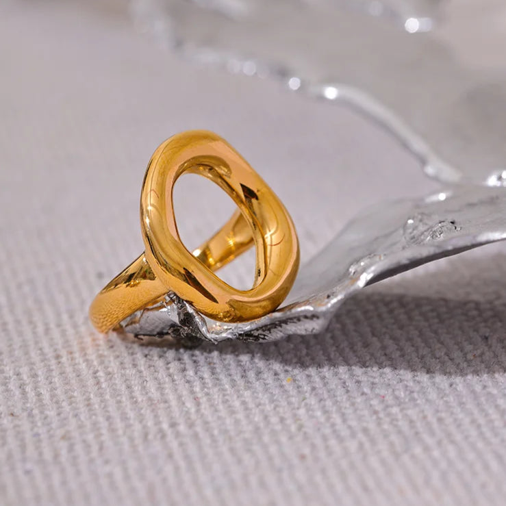 Hollow Oval Ring