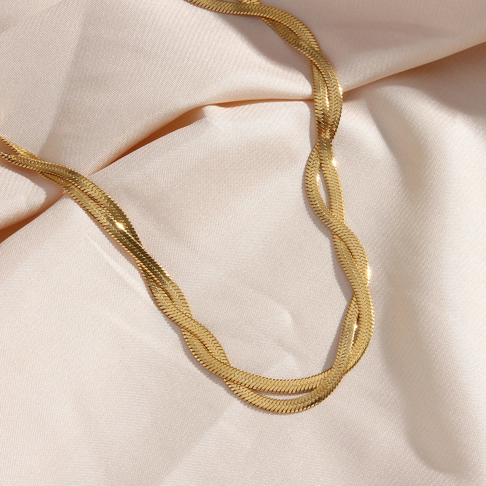 Intertwined Set (Necklace + Bracelet)
