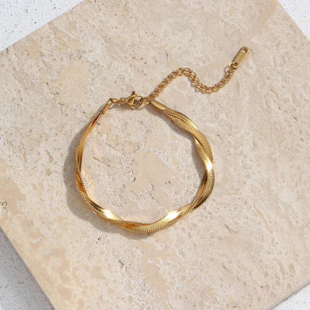 Intertwined Set (Necklace + Bracelet)
