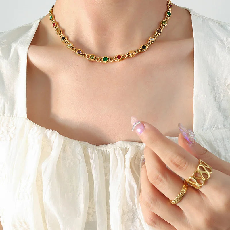 Twisted Set (Necklace and Bracelet)