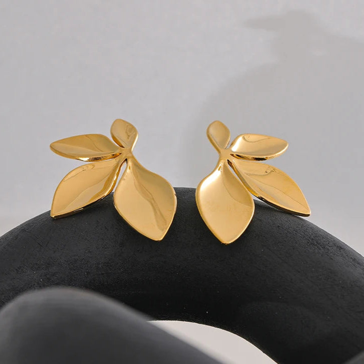 Silver Leaf Earrings