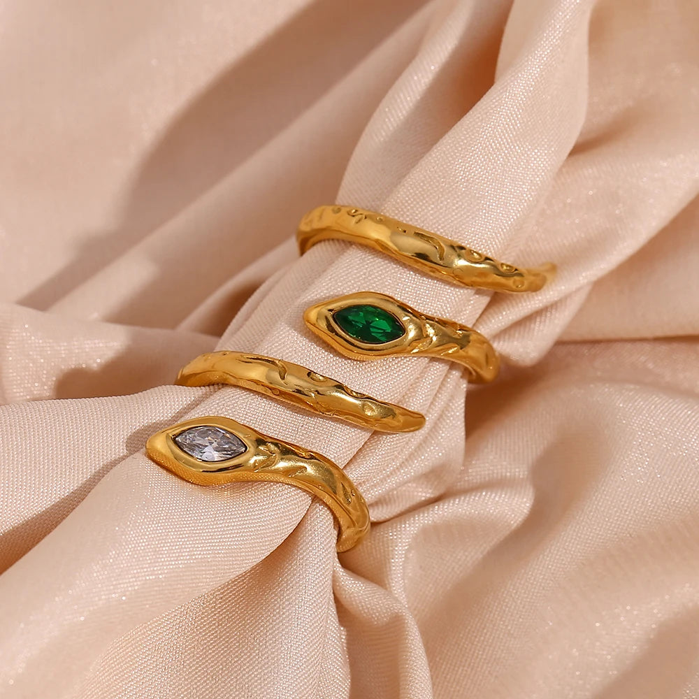 Golden Snake Ring