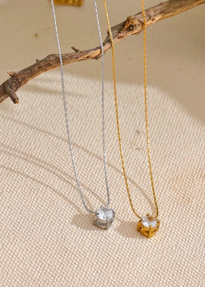 Necklace with Circular Pendant