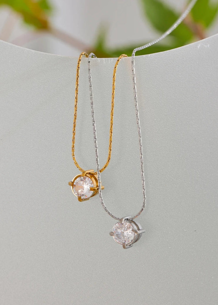 Necklace with Circular Pendant