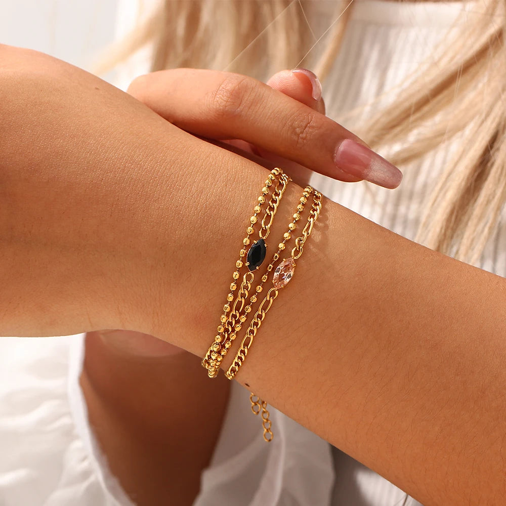 Minimalist Bracelet with Zirconia