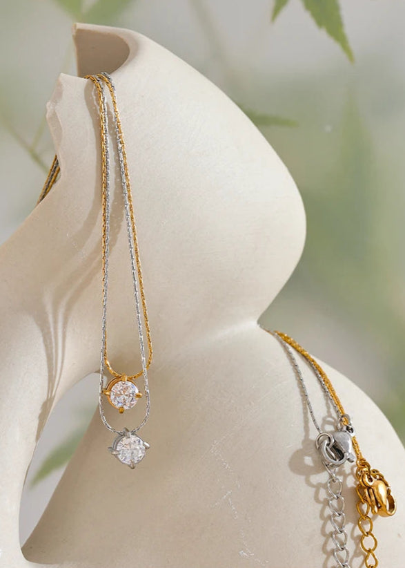 Necklace with Circular Pendant