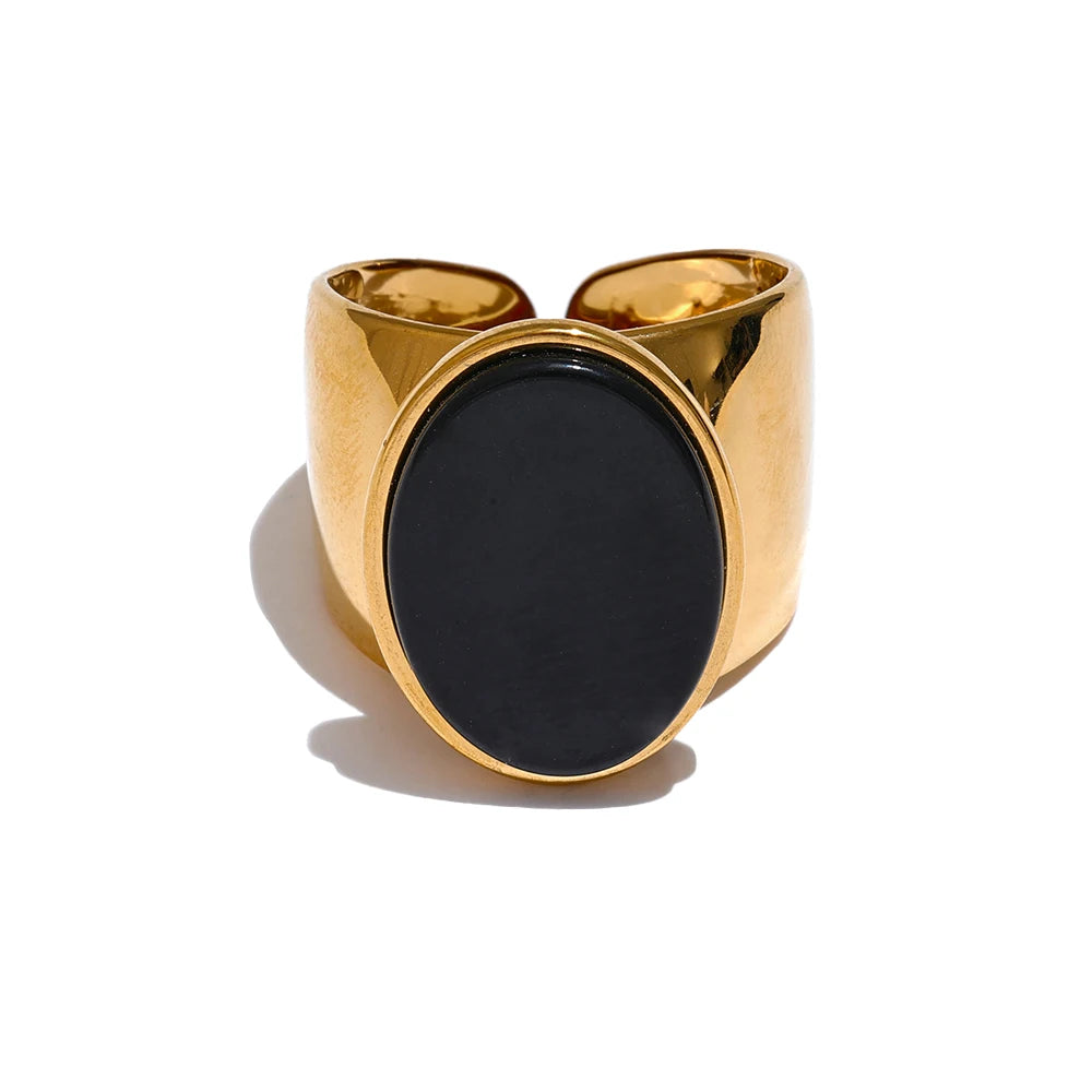 Gold Solitaire Ring