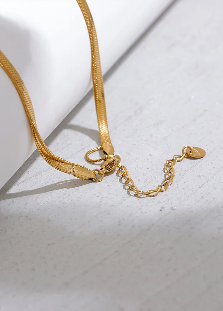 Necklace with Oval Pendant