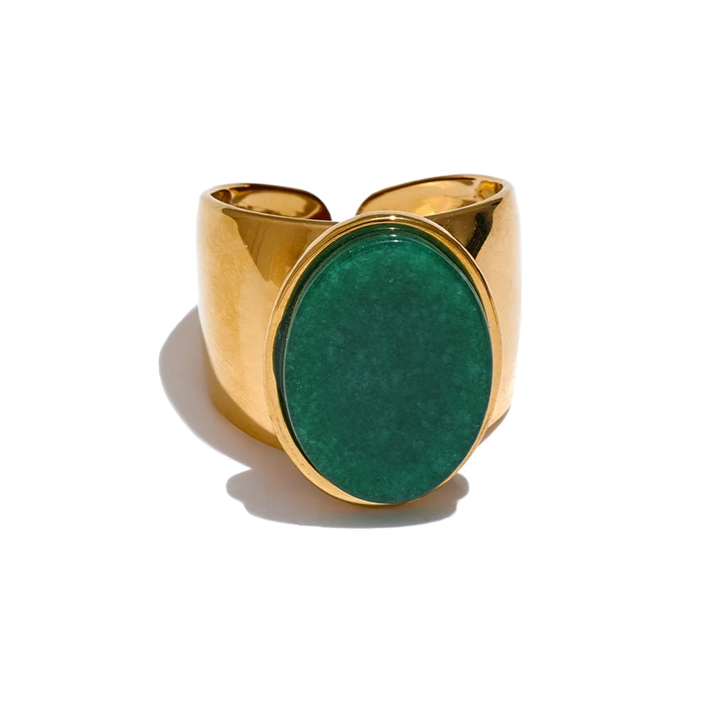 Gold Solitaire Ring