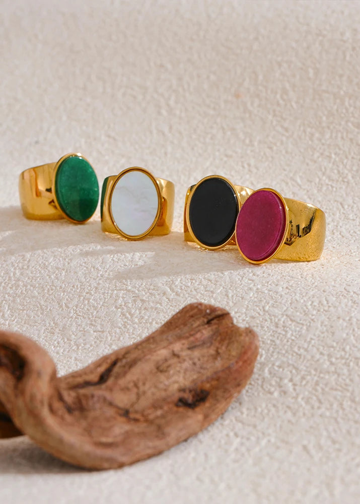 Gold Solitaire Ring