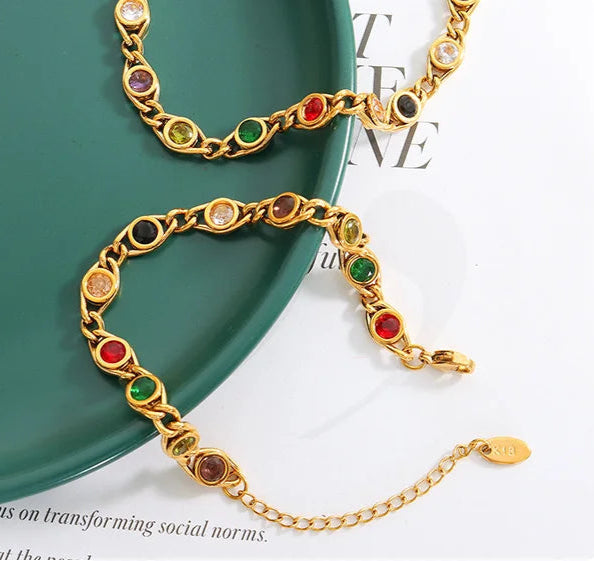 Twisted Set (Necklace and Bracelet)