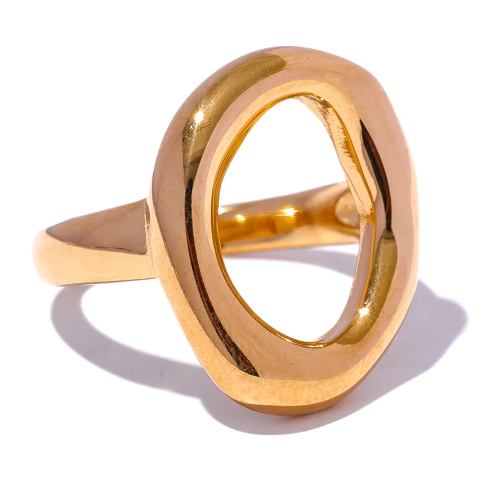 Hollow Oval Ring
