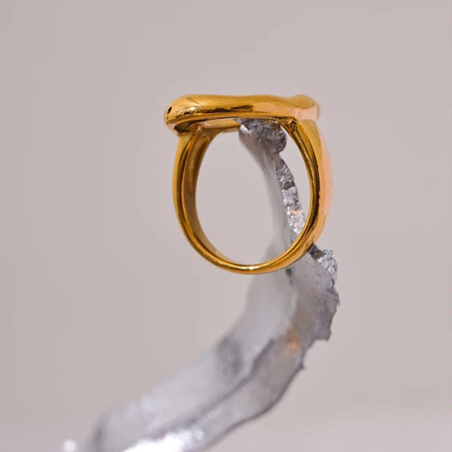 Hollow Oval Ring