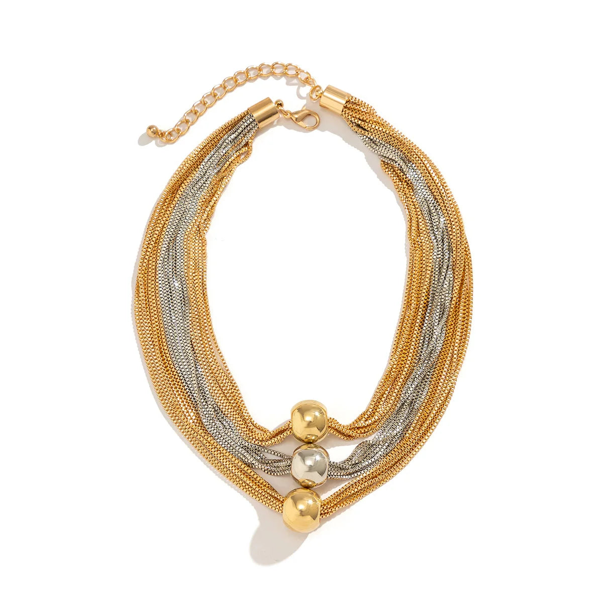 Multi-chain Necklace with Spheres