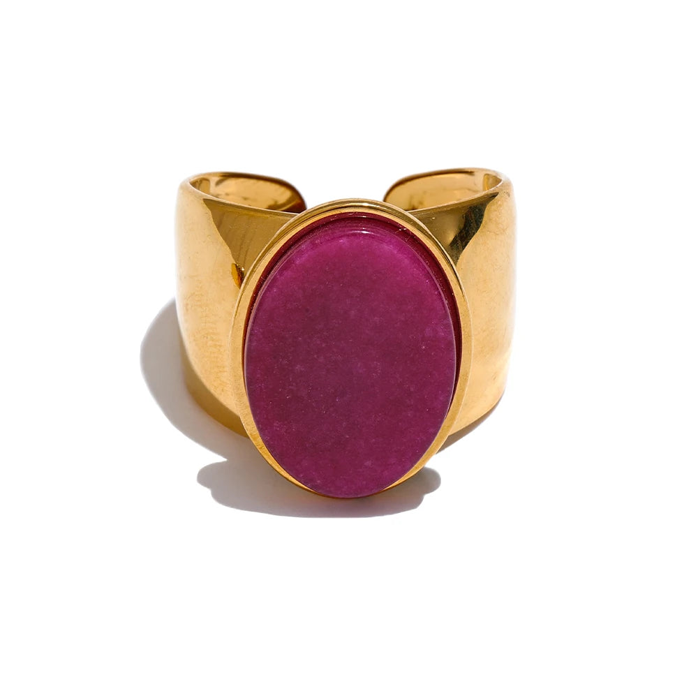 Gold Solitaire Ring