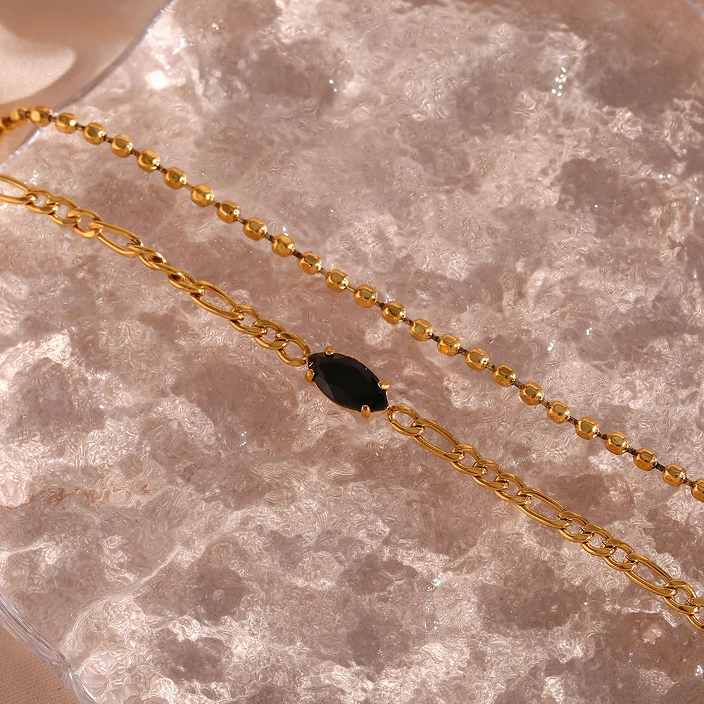 Minimalist Bracelet with Zirconia