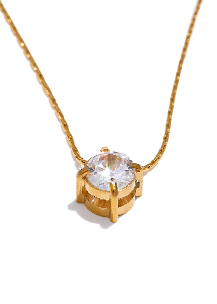 Necklace with Circular Pendant
