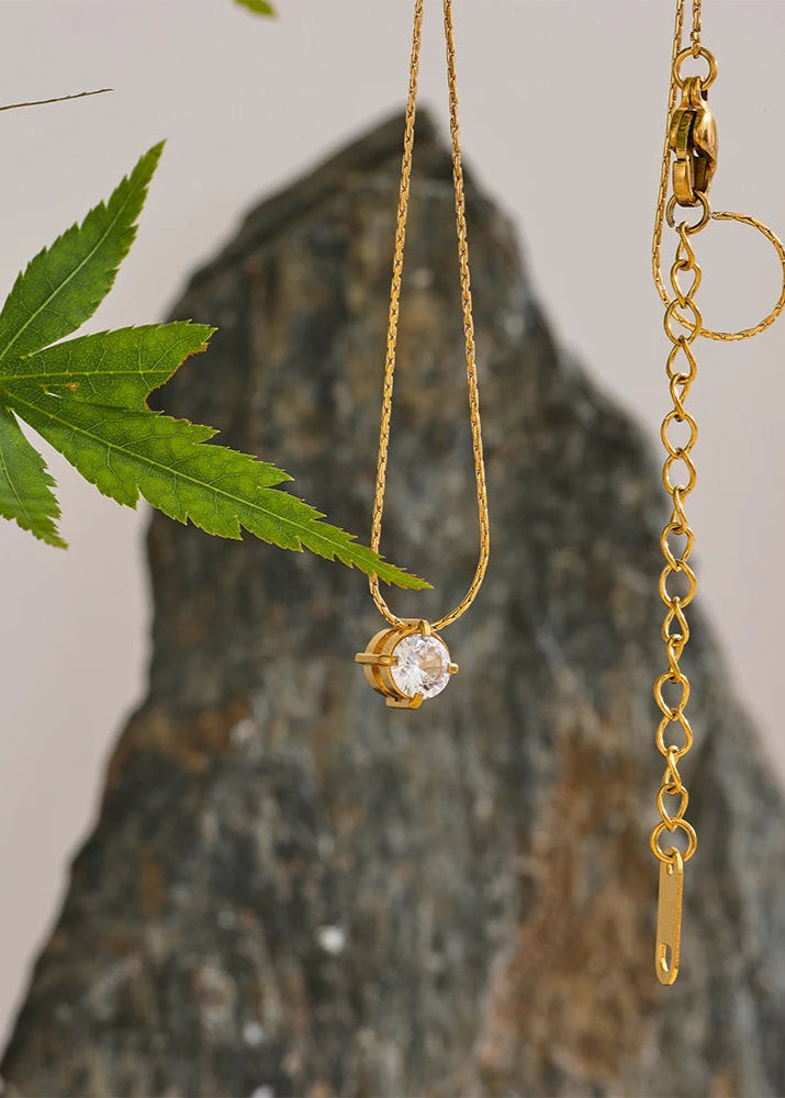 Necklace with Circular Pendant
